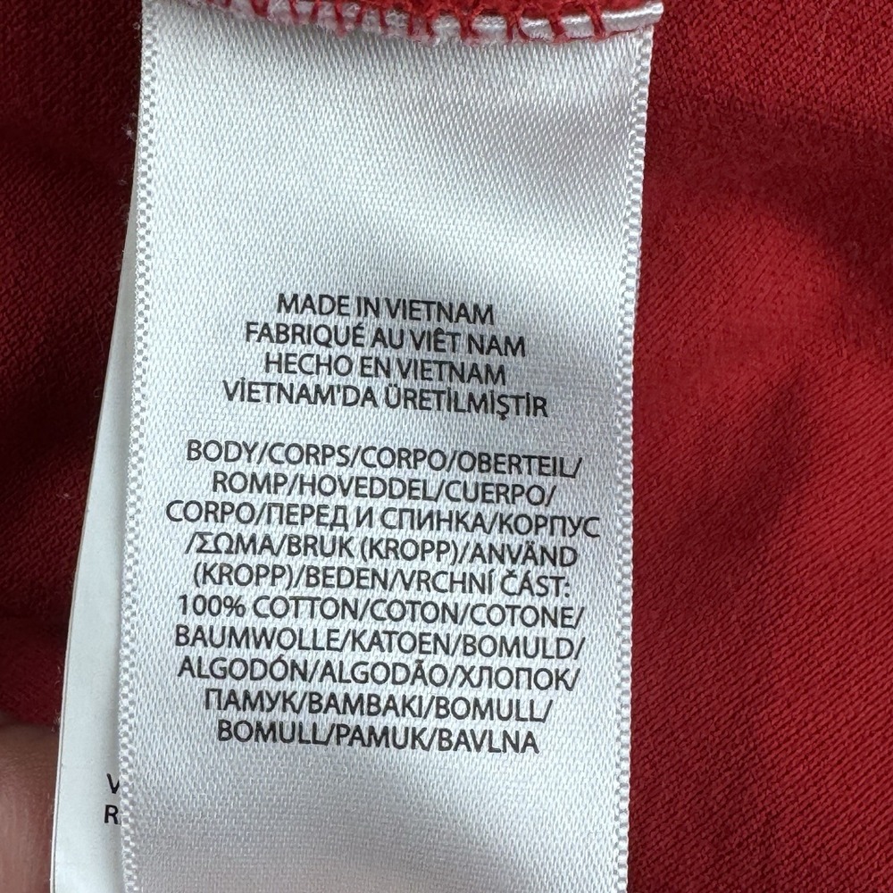 Polo Ralph Lauren Big Logo Red Polo Shirt Men's Size L Color block Collar - Picture 5 of 10